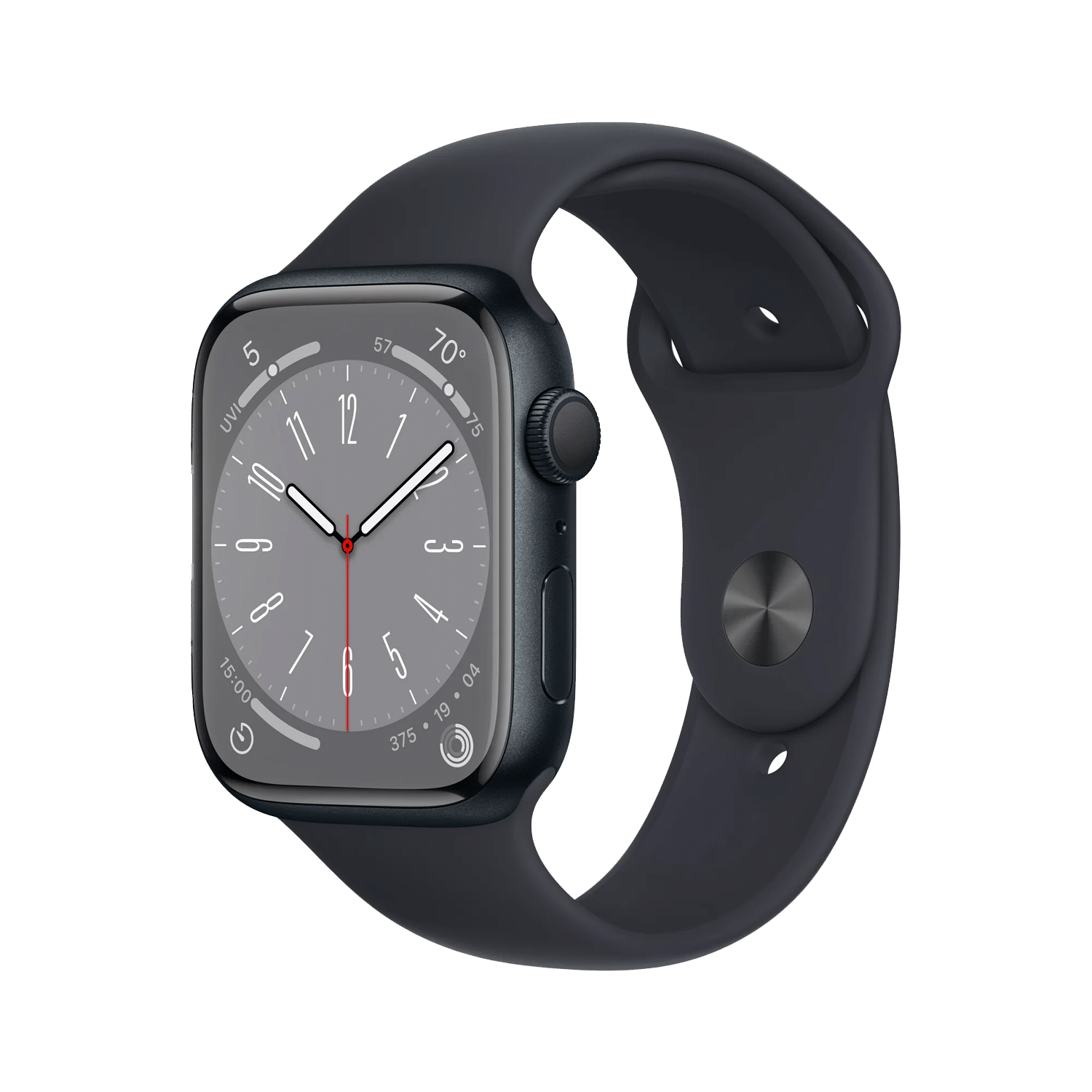 Apple Watch Series 8 GPS 45mm Midnight Aluminum Case - obrazek 2