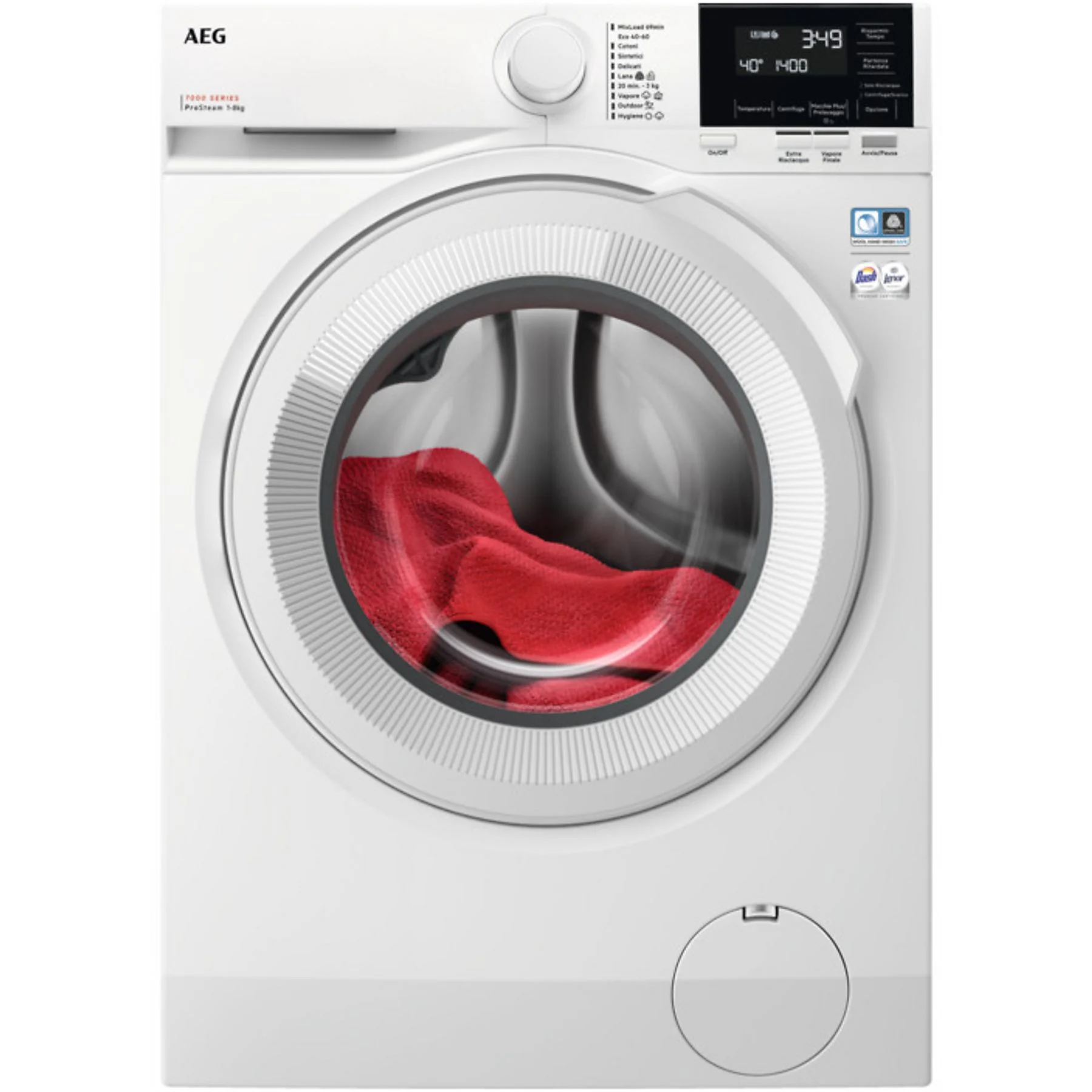 AEG LR7G84GW LAVATRICE, Caricamento frontale, 8 kg