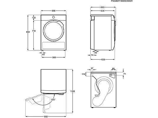 ASCIUGATRICE AEG TR9T94ABYS A pompa di calore, 9 kg - obrazek 5