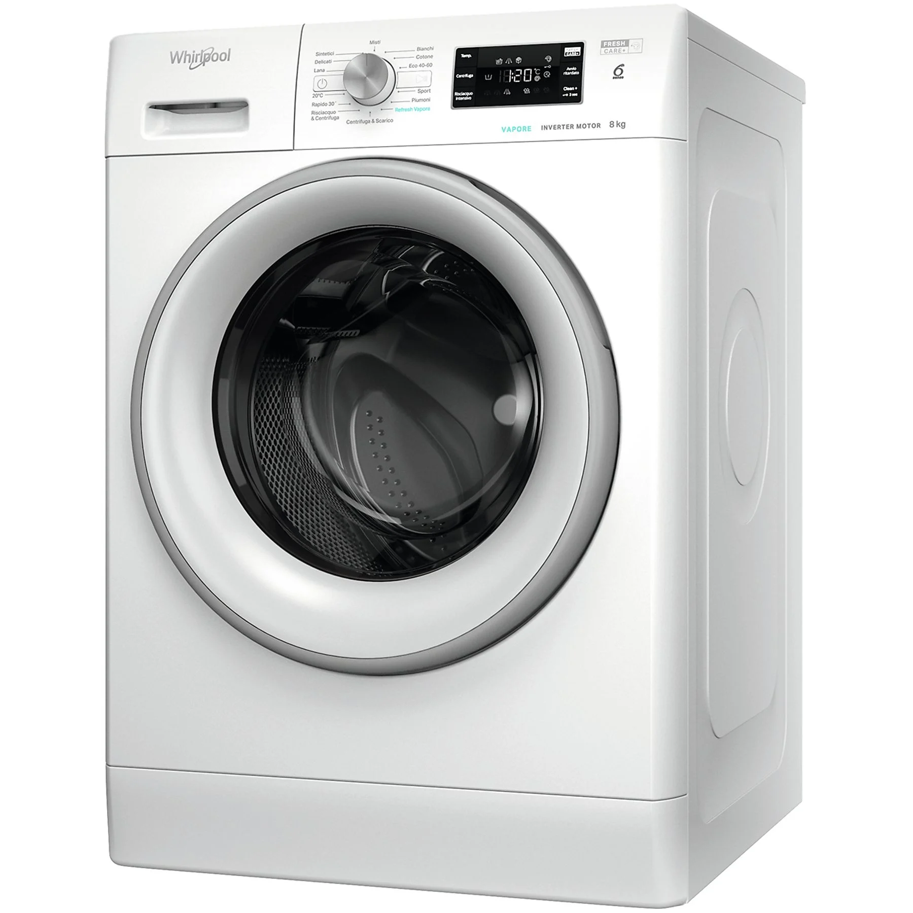 WHIRLPOOL FFB 846 SV IT LAVATRICE, Caricamento frontale, 8 kg - obrazek 3