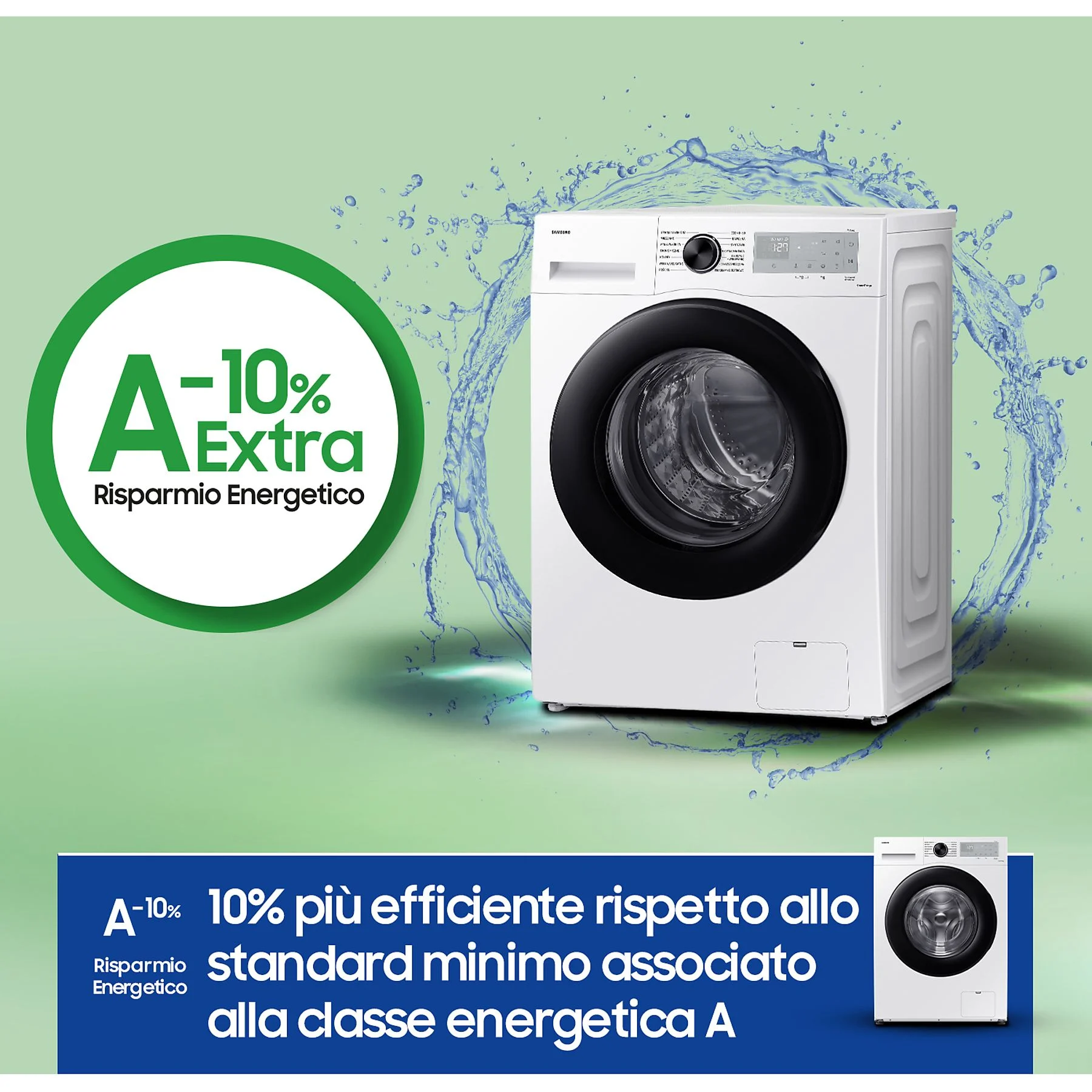 SAMSUNG WW90CGC04DAHET LAVATRICE, Caricamento frontale, 9 kg - obrazek 4
