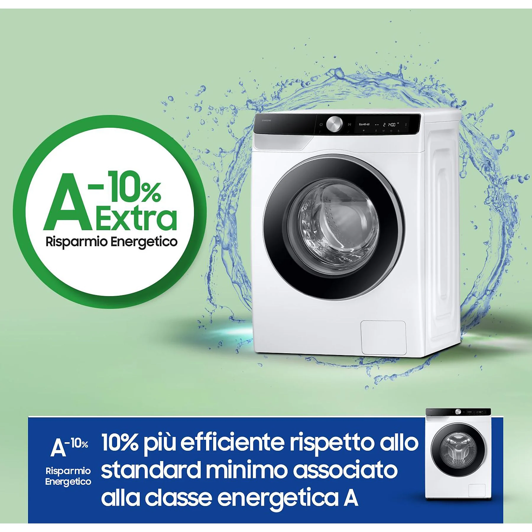 SAMSUNG WW90DG6U85LKU3 LAVATRICE, Caricamento frontale, 9 kg - obrazek 10