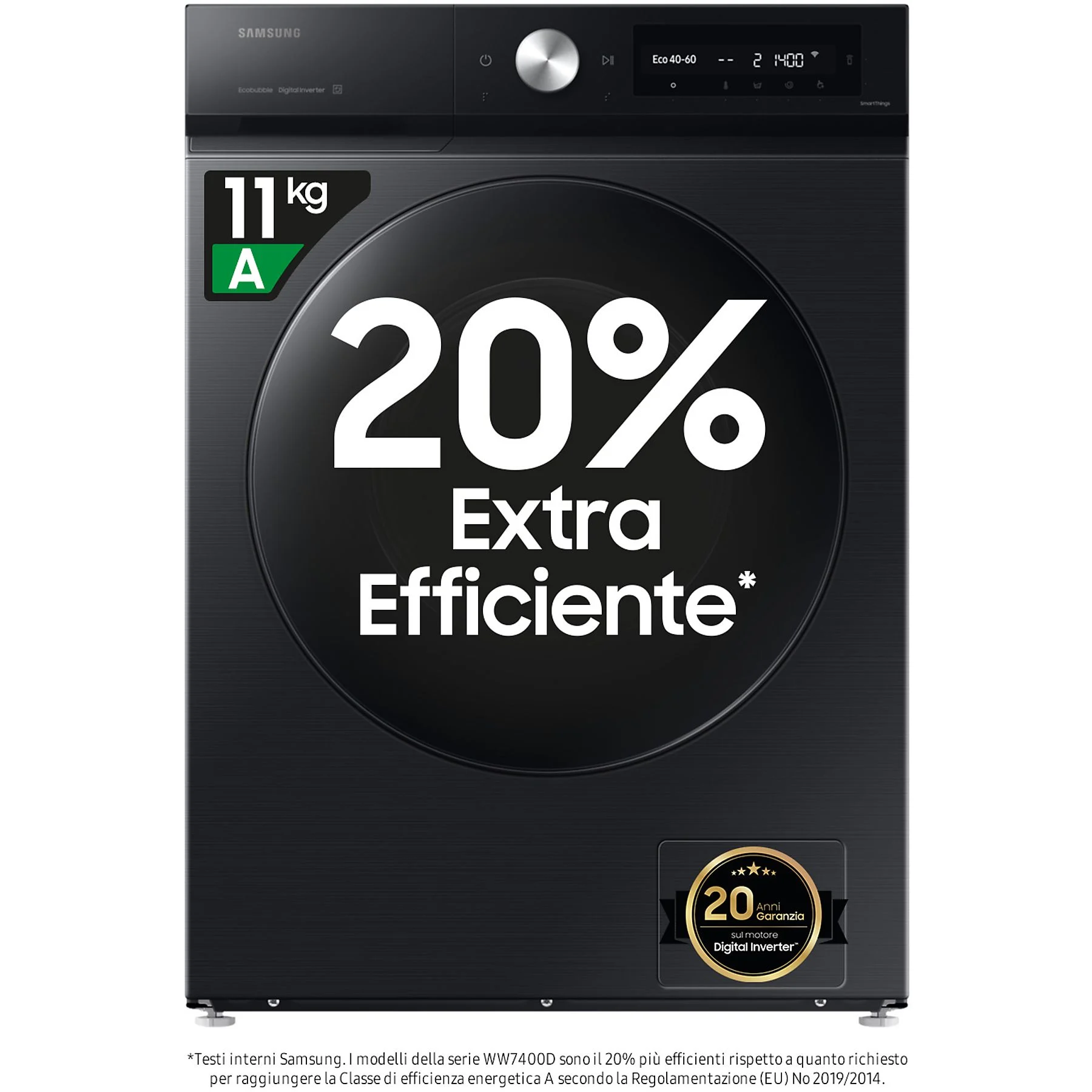 SAMSUNG WW11DB7B94GBU3 LAVATRICE, Caricamento frontale, 11 kg - obrazek 15