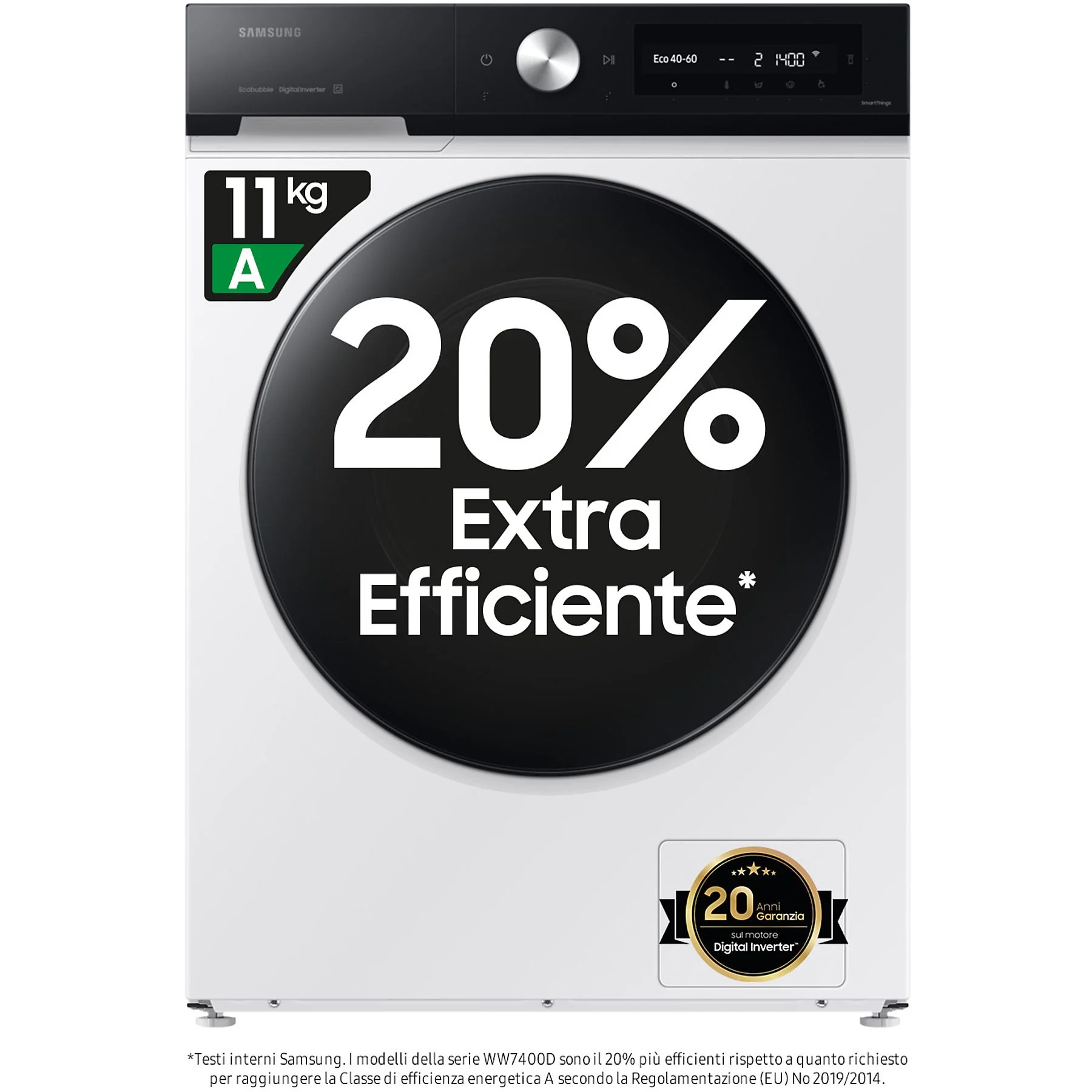 SAMSUNG WW11DB7B94GEU3 LAVATRICE, Caricamento frontale, 11 kg - obrazek 16