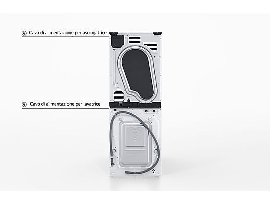 LG WashTower WT1210WWF LAVASCIUGA, Caricamento frontale, capacità lavaggio 12 kg - obrazek 5