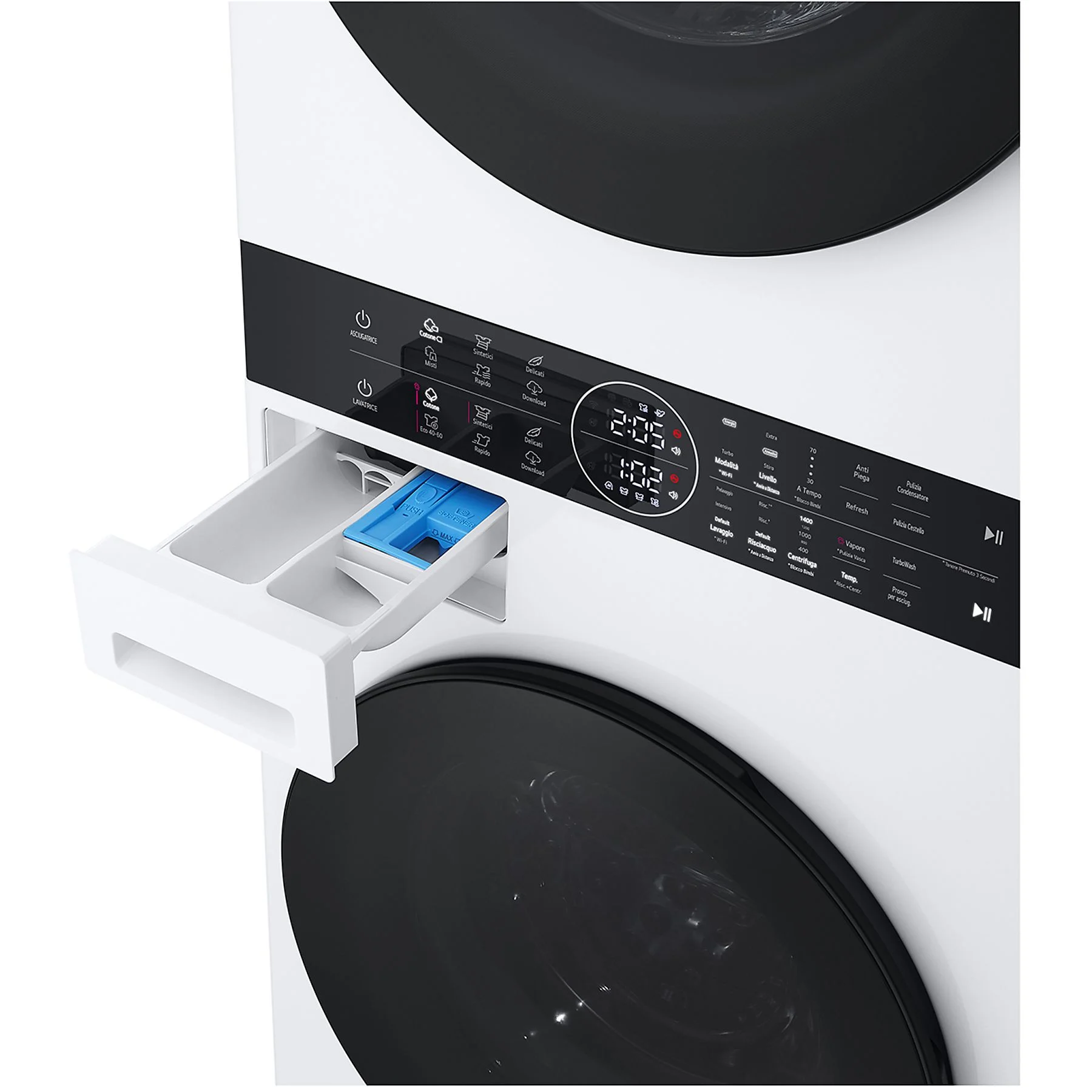 LG WashTower WT1210WWF LAVASCIUGA, Caricamento frontale, capacità lavaggio 12 kg - obrazek 10