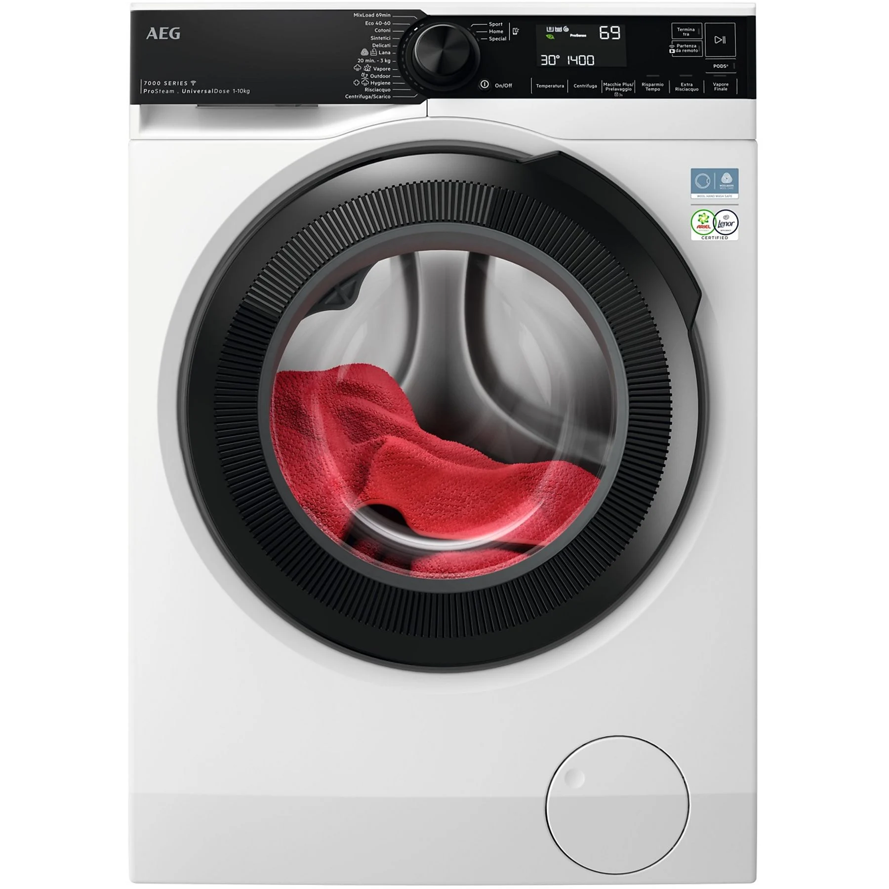 AEG LR7FH104VY LAVATRICE, Caricamento frontale, 10 kg