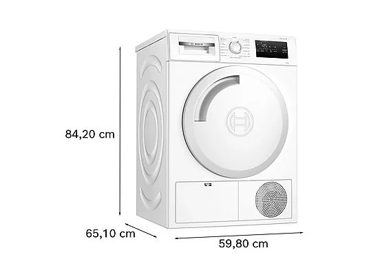 ASCIUGATRICE BOSCH WTH83208II A pompa di calore, 8 kg - obrazek 6