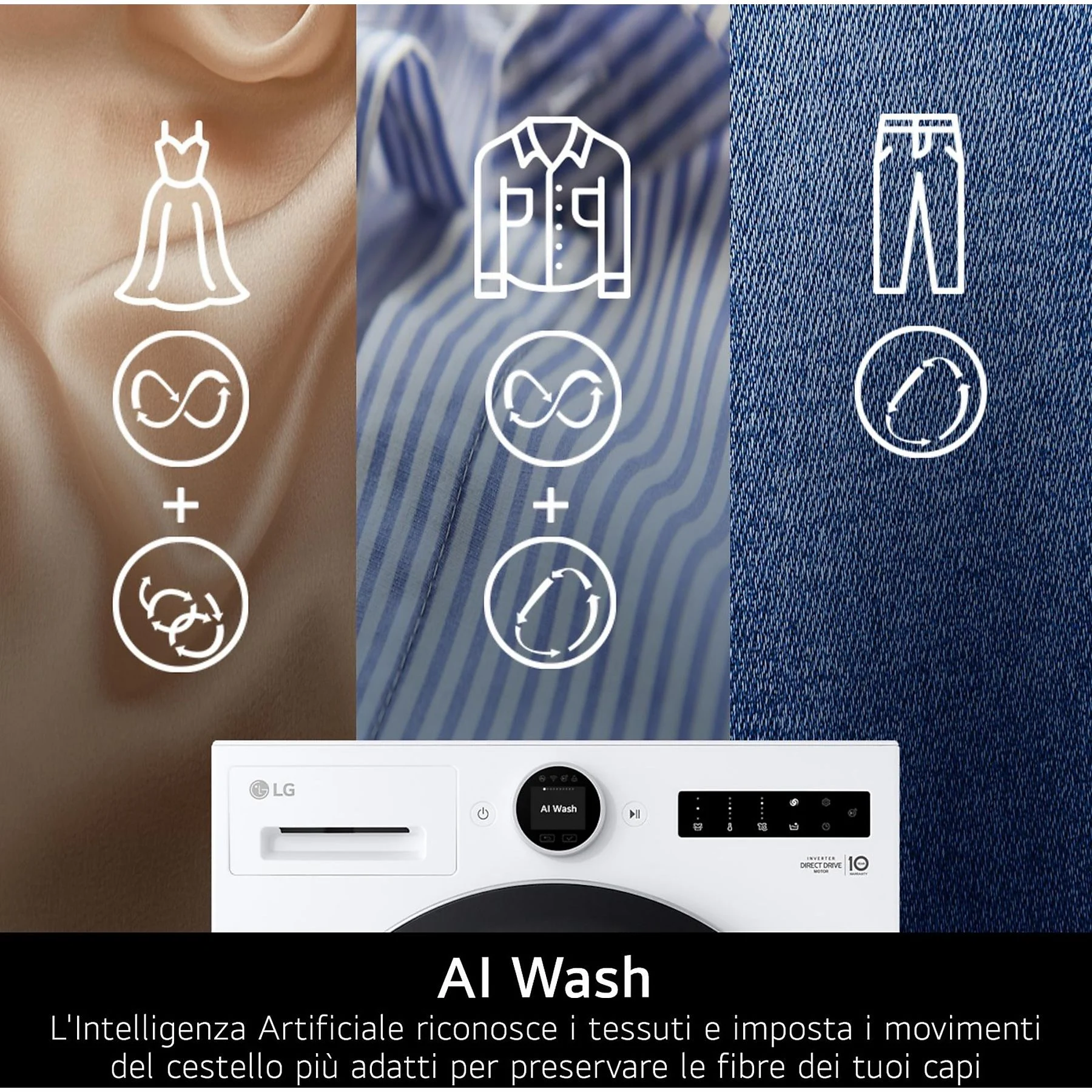 LG F4X7011TWB AI DD LAVATRICE, Caricamento frontale, 11 kg - obrazek 5