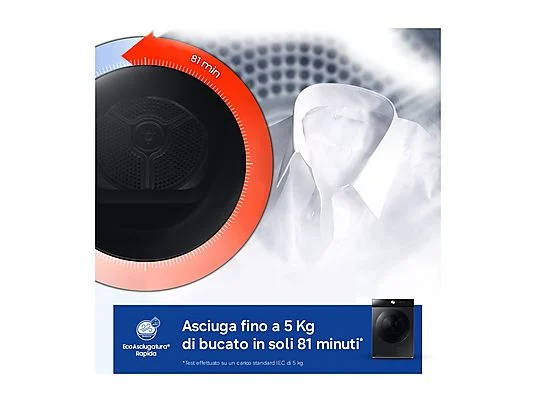 Asciugatrice SAMSUNG DV90DB8845GBU3, a condensazione, 9 Kg - obrazek 13