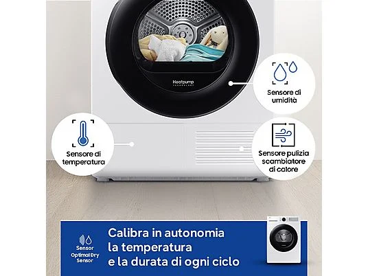ASCIUGATRICE SAMSUNG DV90DG52A0AHET Condensazione, 9 kg - obrazek 4