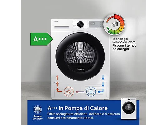 ASCIUGATRICE SAMSUNG DV90DG52A0AHET Condensazione, 9 kg - obrazek 4