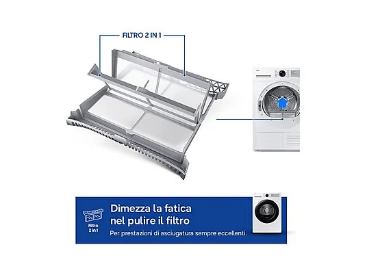 ASCIUGATRICE SAMSUNG DV90DG52A0AHET Condensazione, 9 kg - obrazek 6