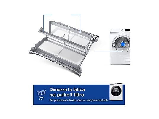 ASCIUGATRICE SAMSUNG DV90DG6845LEU3 Condensazione, 9 kg - obrazek 9