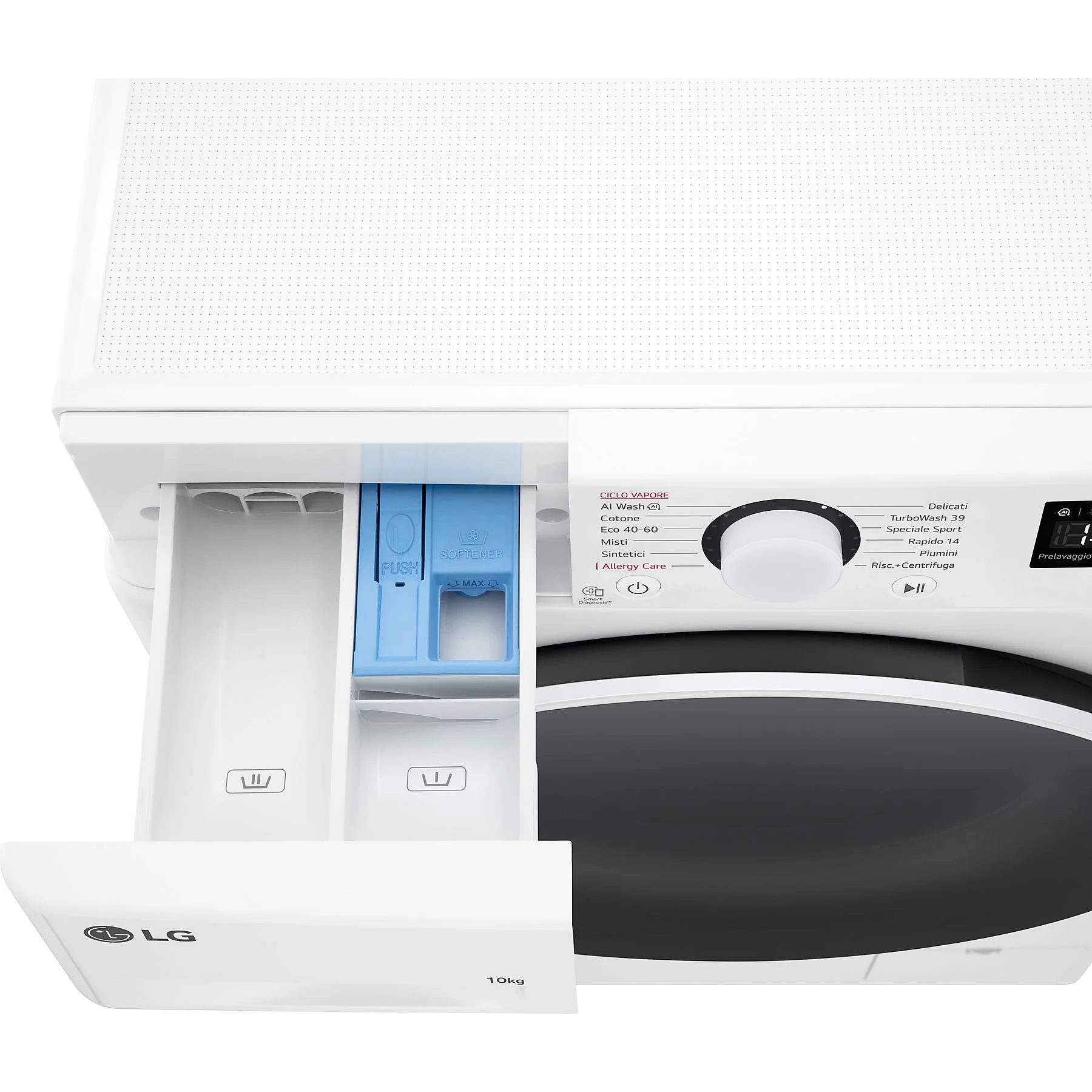 LG AI DD F4R5010TSWW LAVATRICE, Caricamento frontale, 10 kg - obrazek 4