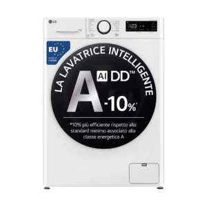 LG AI DD F4R5011TSWW LAVATRICE, Caricamento frontale, 11 kg