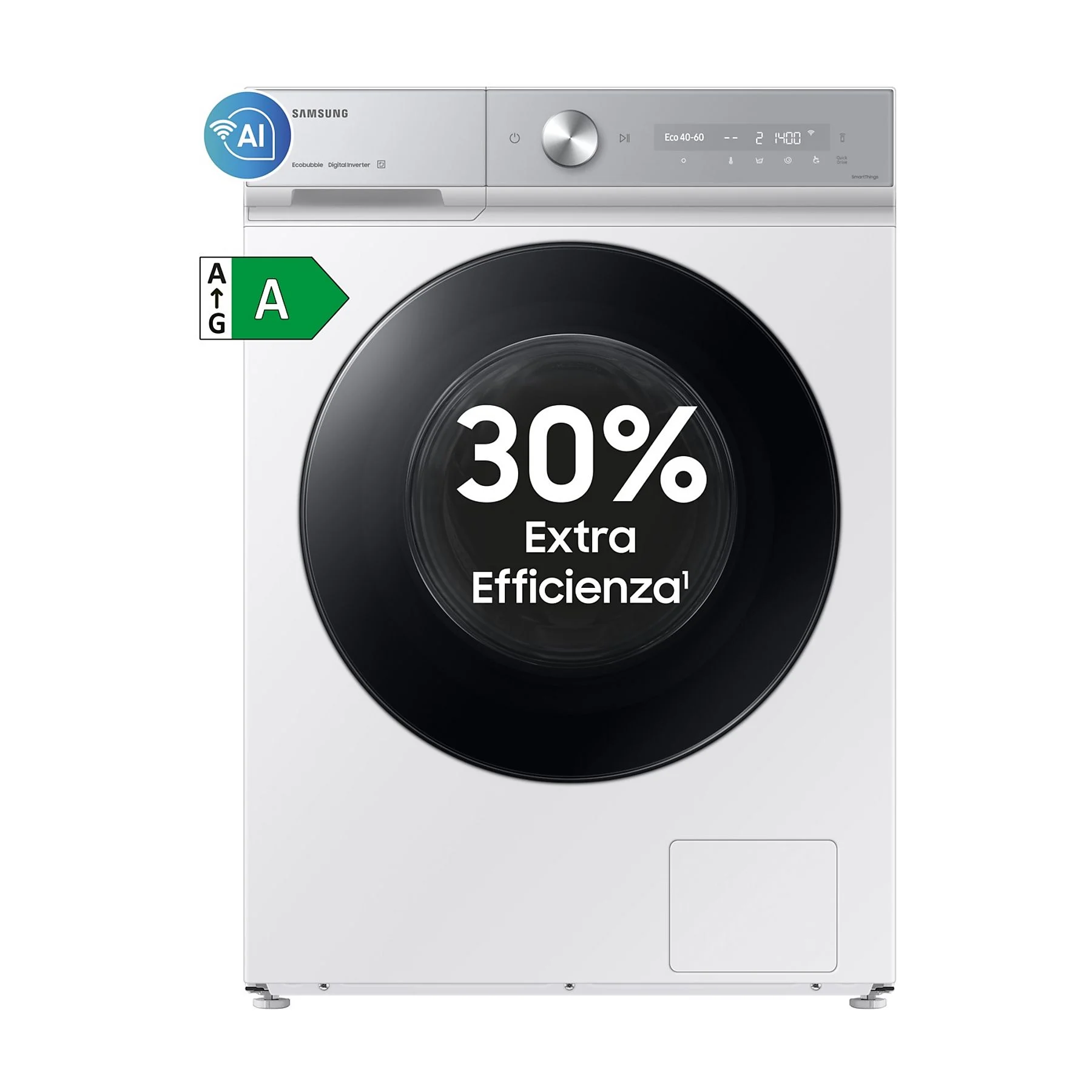 SAMSUNG WW90DB8U95GHU3 LAVATRICE, Caricamento frontale, 9 kg