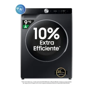 SAMSUNG WW90DG6U85LBU3 LAVATRICE, Caricamento frontale, 9 kg