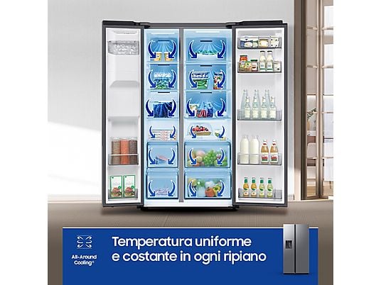 SAMSUNG RS70F64KETEF frigorifero americano - obrazek 8