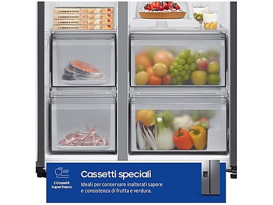 SAMSUNG RS70F64KETEF frigorifero americano - obrazek 9