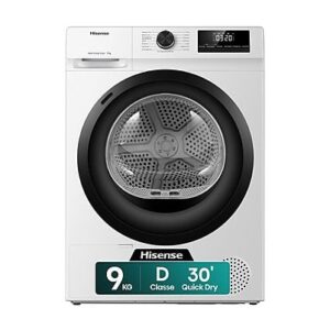 ASCIUGATRICE HISENSE DHQE900UWDC A pompa di calore, 9 kg