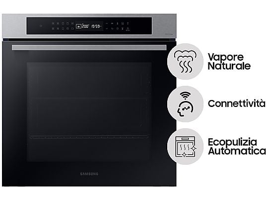 SAMSUNG NV7B4040VBS/U5 FORNO INCASSO, dimensioni: L 59,5 cm - A 59,6 cm - obrazek 3