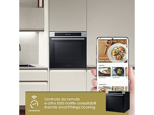 SAMSUNG NV7B4040VBS/U5 FORNO INCASSO, dimensioni: L 59,5 cm - A 59,6 cm - obrazek 5