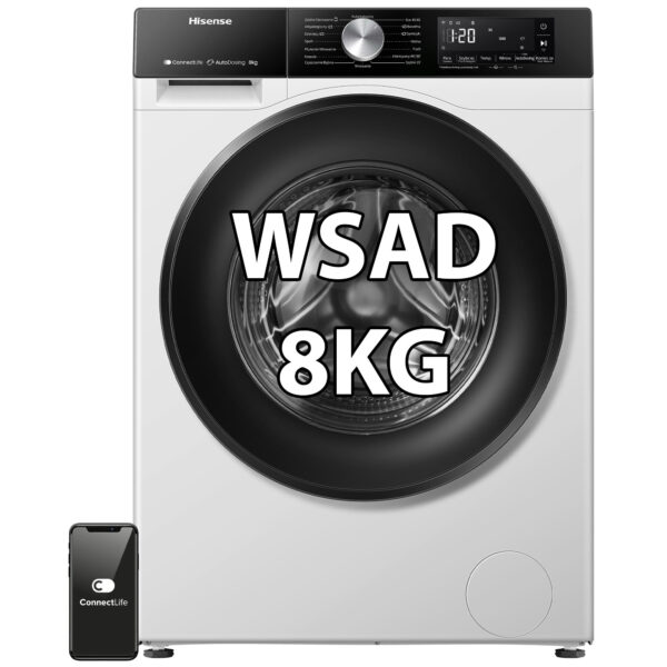 Pralka HISENSE WF3S8045BW3PL Seria 3S 8kg 1400