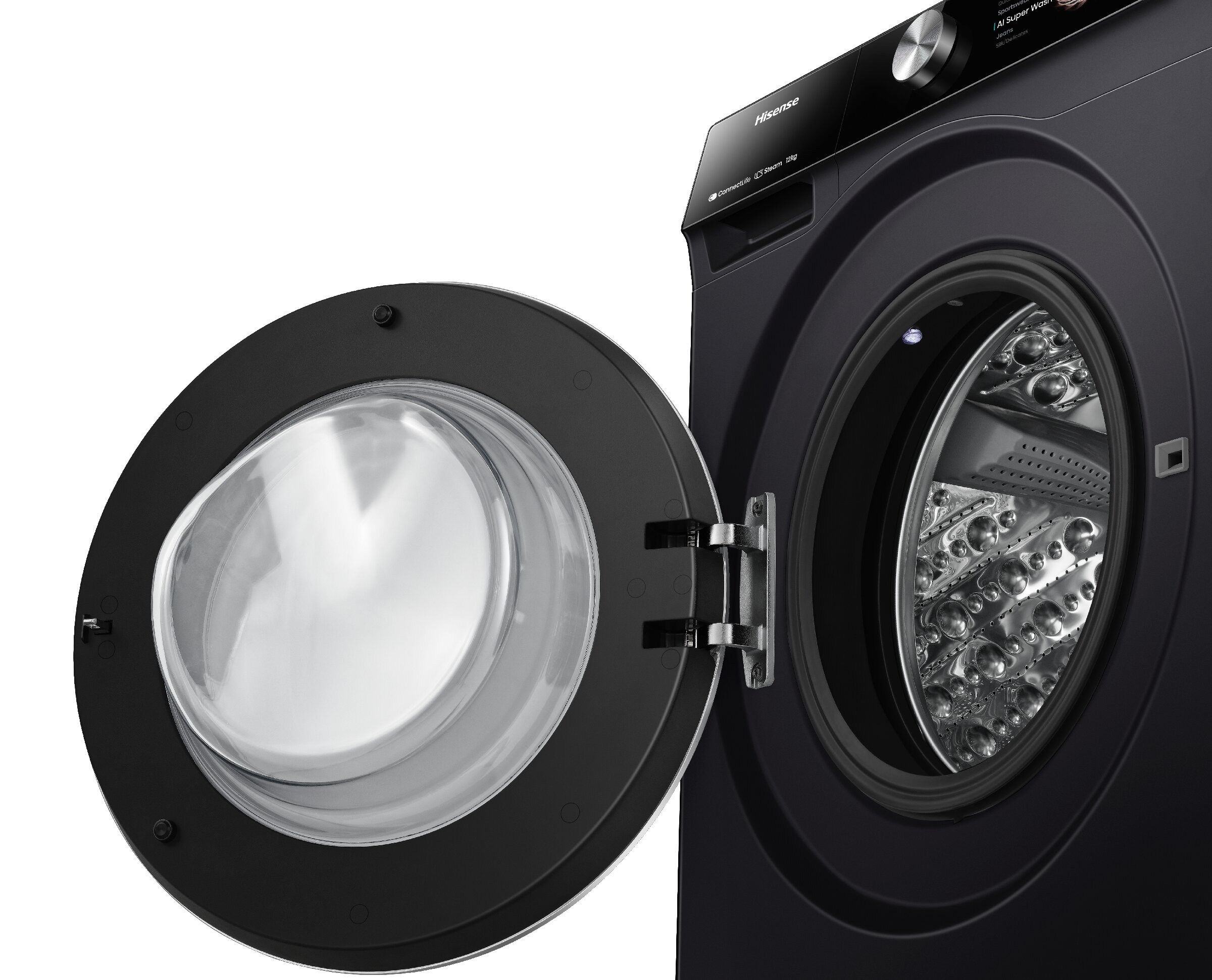 Pralka HISENSE WF7S1247BB Seria 7S 12kg 1400 obr - obrazek 8