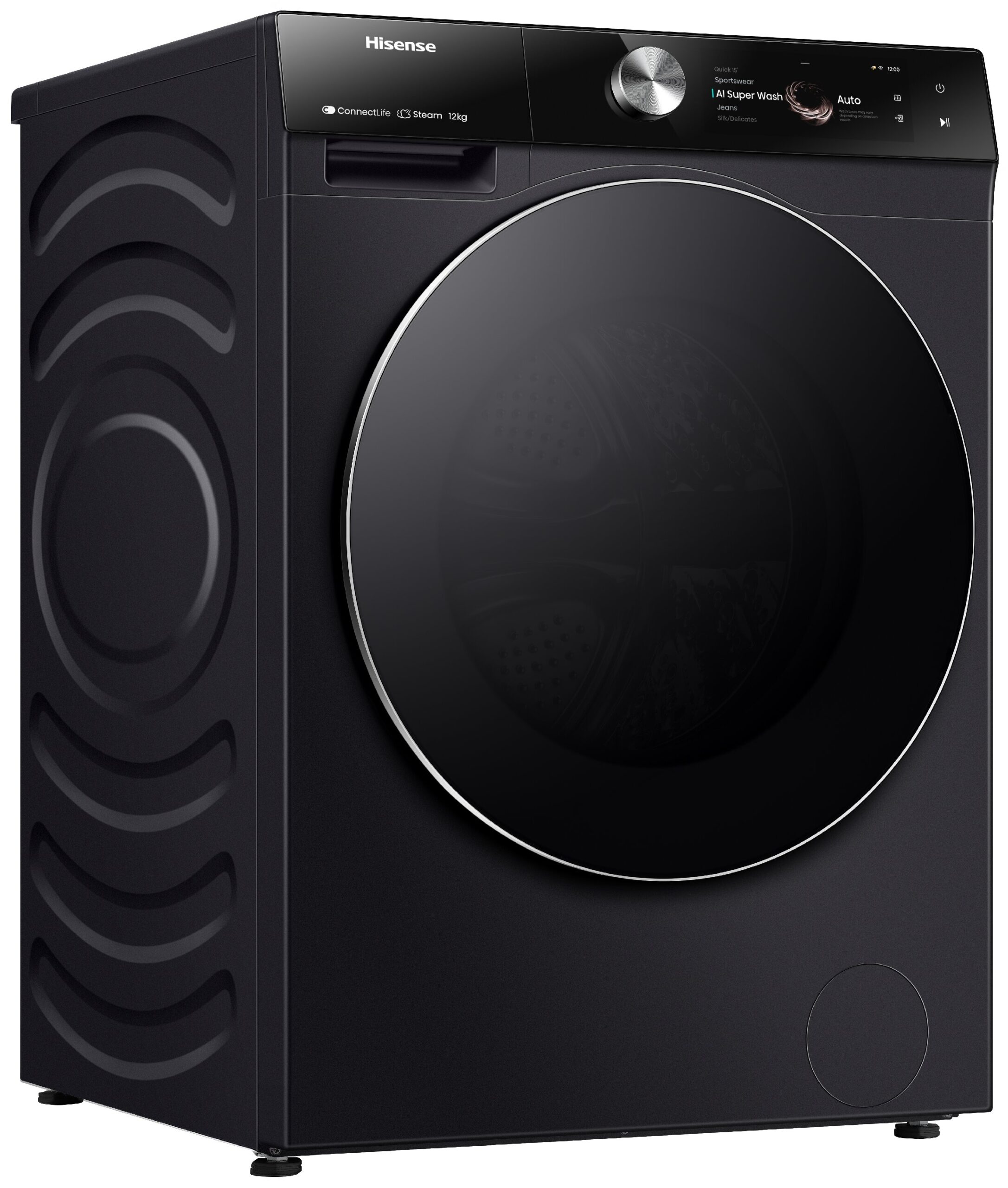 Pralka HISENSE WF7S1247BB Seria 7S 12kg 1400 obr - obrazek 9