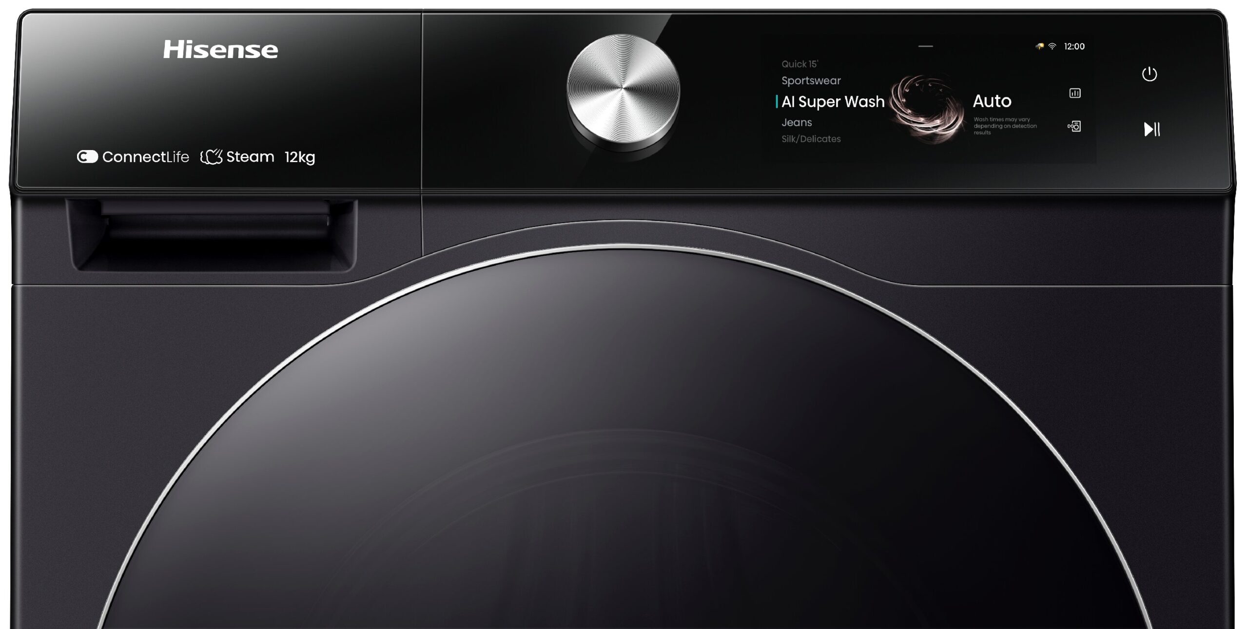 Pralka HISENSE WF7S1247BB Seria 7S 12kg 1400 obr - obrazek 11