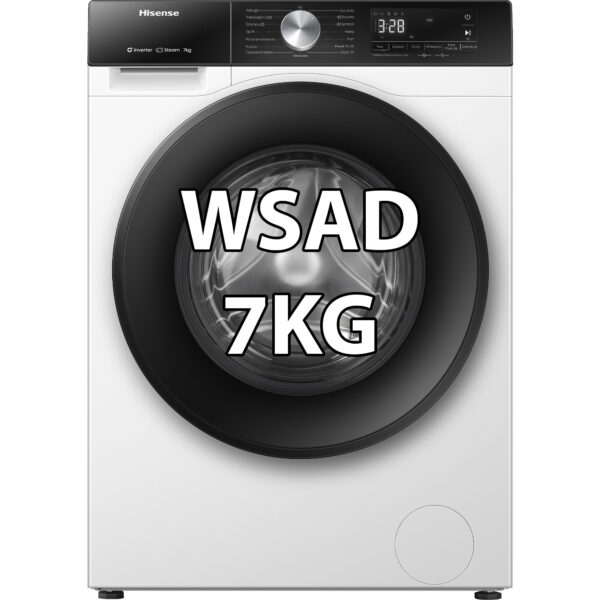 Pralka HISENSE WF3S7021BW/PL Seria 3S 7kg 1200 obr Programy z parą