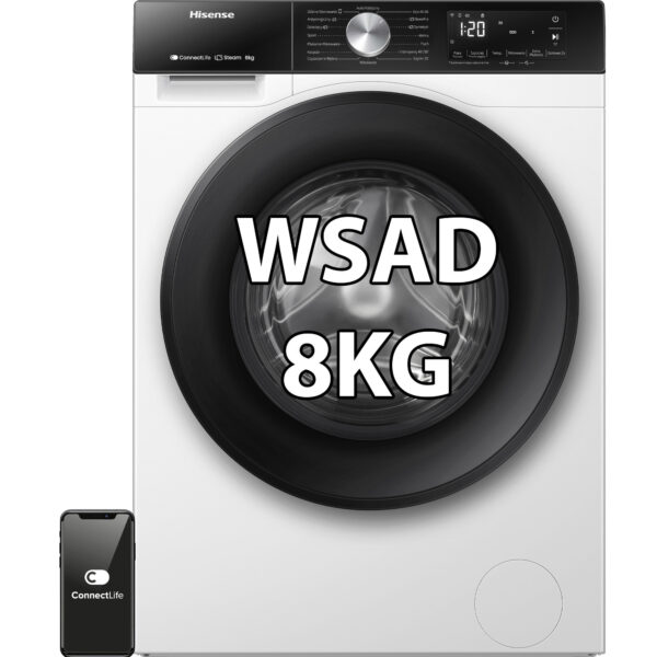 Pralka HISENSE WF3S8043BW/PL 8kg 1400 obr Czyszczenie bębna