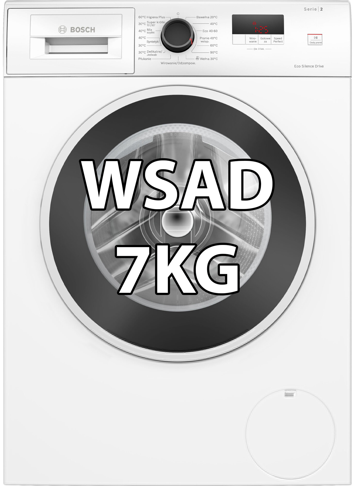 Pralka BOSCH Serie 2 WGE02400PL 7kg 1400 obr